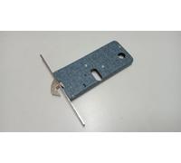 SERRATURA A GANCIO DA INFILARE PER ALLUMINIO OMEC 786 C/OVALE ENTRATA 70 F/INOX