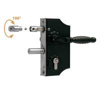 Serratura a griglia decorativa piccola Locinox LAKY4040 F2L