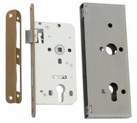 Serratura a Incasso 72/50 Porta Blocco Con Scatola 83 per Cilindro