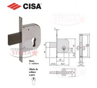 SERRATURA A INFILARE CISA 42011 PER CANCELLI CILINDRO TIPO YALE AMBIDESTRA E/50