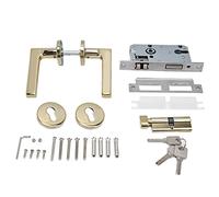 Serratura a leva per porta anti-collisione semplice dorata semplice per la porta della camera da letto