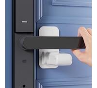 Serratura a leva per porta, sicurezza per bambini, 70 mm, ABS, per | Sblocco a due mani, sicuro per i bambini, robusto ABS, lunghezza 70 mm, design bianco (10 pezzi)