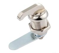 Serratura a linguetta in lega di zinco con comando a manopola per armadietti, schedari e scatole di distribuzione elettrica (22 mm)