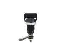 Serratura a linguetta rotante telescopica, piccola serratura a compressione for porte di armadi elettrici e scatole di distribuzione(Handle type no key)