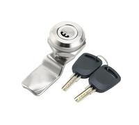 Serratura a pannello for armadietto di distribuzione da 22 mm, serratura a mezzaluna in acciaio inox 304, serratura a cilindro for porta dell'armadio, serratura a camma for armadietto MS705