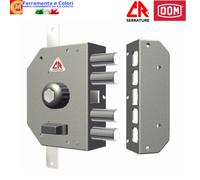 Serratura a Pompa Per Porta Legno CR DOM 3250 Mano DX SX Con Scrocco Pomolo Trip