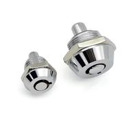 Serratura a pressione for cassetti, in lega di zinco, for scrivania, computer, con serratura frontale congiunta, for armadietto portadocumenti, 2 chiavi, 1 pezzo(Large)