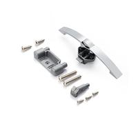 Serratura a pressione for roulotte da 128 mm/160 mm con maniglia, for camper, auto, barca, camper, armadietto, cassetto, pulsante di chiusura, mobili, 1 pz.(Bright Chrome 128mm)