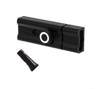 Serratura a scatto in alluminio per un funzionamento fluido installazione senza sforzo con occhio fluorescente per la sicurezza notturna (80 mm)