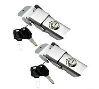 Serratura a sgancio rapido, 2 pezzi, con struttura in lega di alluminio e cuscinetti in gomma antiscivolo per una vestibilità sicura e vibrazioni ridotte