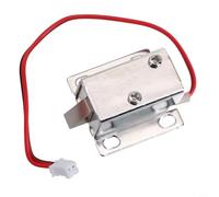 Serratura a solenoide da 12 V per cassaforte o porta, serratura elettromagnetica elettronica compatta con design antiruggine, dimensioni 27 x 15 x 17 mm e 1 secondo rilascio,