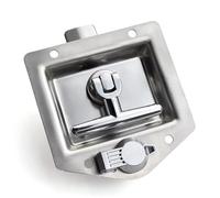 Serratura a T in acciaio inox con maniglia pieghevole MS858 serratura per porta armadio camion 1 pz (XK126-3)