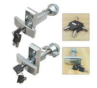 Serratura a T in lega di zinco durevole con viti antifurto, resistente alla ruggine per distributori automatici, distributori d'acqua, console di gioco, sistemi di autolavaggio e auto (serratura corta