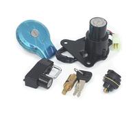 Serratura Accensione Moto Per Virago XV 125 250 240 535 ZY125-2 Interruttore Accensione Tappo Serbatoio Carburante Sedile Bloccasterzo Bloccacasco Set Chiavi