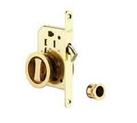 Serratura ad incasso per porta scorrevole con nottolino - Ottonato - THIRARD