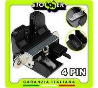 Serratura Adattatore Portellone Posteriore Attuatore Bagagliaio per VW SEAT 4PIN