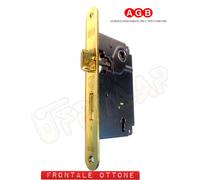 SERRATURA AGB PATENT CENTRO 1003.50 mm.50 OTTONE LUCIDO INFILARE PORTA DIST.90