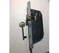 Serratura AGB serie "Centro"cromo opaca tipo Patent - solo scrocco FRONTALE MM 18