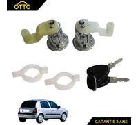 Lotto 2 Nottolini Serrature Porta Anteriore per Renault Clio 2 Idem 7701471219