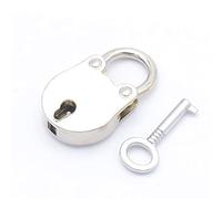 Serratura antica in bronzo cinese Lucchetti antichi vintage a forma di mini orso con chiave e chiave(Black Soul Eater1)
