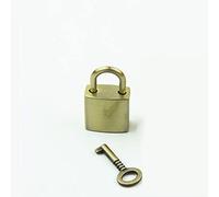 Serratura antica in bronzo cinese Lucchetti antichi vintage in miniatura, con chiave, for scatola portagioie, diario e libro(3 Pack)
