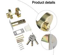 Serratura antifurto serrature porta camera da letto materiale rame sicurezza cas