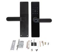 Serratura Armadietto Digitale WiFi, Lucchetto Smart Ricaricabile con Impronta e Password, Maniglia per Porta 30 mm - Sblocco Multiplo, Protezione Avanzata, Uso per Casa e Ufficio (La tua versione