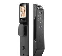 Serratura automatica intelligente per porta, con impronta digitale biometrica, tastiera digitale touch, citofono di monitoraggio, controllo APP per casa, ufficio, sicurezza hotel