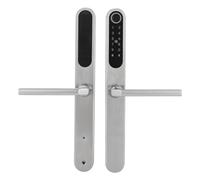 Serratura biometrica 4 in 1 con impronte digitali, impugnatura intelligente, con allarme a bassa tensione, per porte da 45 a 60 mm