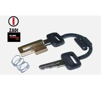 SERRATURA BLOCCASTERZO ZADI GUIDA SOTTILE 4mm VESPA 50 R- 90 SS- 125 PRIMAVERA