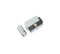 Serratura cancello Applicare Elettrica 5011 Feb Cilindro Tondo Fisso + Scrocco DX-SX - Corni