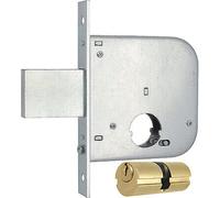 SERRATURA CANCELLO INFILARE 136 MG B.Q ZINC F.MM 20 F.TONDO M2+E.MM 50 CF=PZ 2