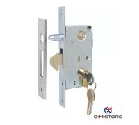 SERRATURA CANCELLO INFILARE A GANCIO 447PB IBFM ENTTRATA MM 40
