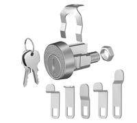 Serratura cassetta postale in lega di zinco con due chiavi e cinque piastre inst