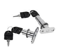 Serratura Cassetta Postale, Serratura Armadietto Serrature a cilindro con camma, 23/32 mm, con linguetta, for porta scorrevole, for armadi in legno, con chiave, in lega, for mobili.(32mm)