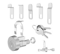 Serratura Cassetta Postale Sostitutiva,Serratura a Chiave di Ricambio in Lega di Zinco per Cassetta Postale | Forniture Domestiche per Balcone Ingresso Patio Giardino Portico