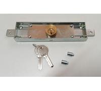 SERRATURA CENTRALE PER SERRANDA SARACINESCA 8241 viro CON CILINDRO D. 25 mm