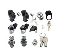 Serratura cilindrica telescopica a pressione a forma di fiore di prugna per armadio elettrico, scatola luminosa, porta ascensore, attrezzatura meccanica (1 pezzo)(With Pull Tab)