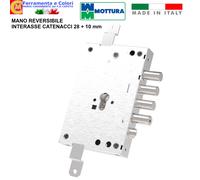 Serratura Cilindro Europeo Per Porta Blindata MOTTURA Catenacci 28+10mm NEW GEAR