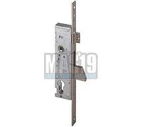 Serratura montante infilare 46215 cisa b.q inox f.mm 22 f.sagom m1 e.mm 25 Cisa