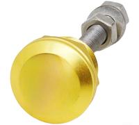 Serratura compatta per cofano da 22 mm con meccanismo a sgancio rapido a pulsante, compatibile con più modelli di veicoli che utilizzano alluminio e acciaio inossidabile (dorato)