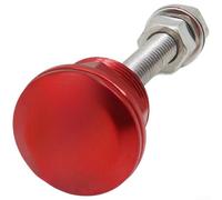 Serratura compatta per cofano da 22 mm, con meccanismo a sgancio rapido a pulsante, compatibile con più modelli di veicoli che utilizzano alluminio e acciaio inossidabile (rosso)