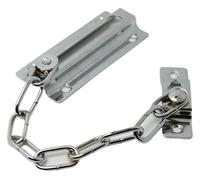 Serratura con catena di sicurezza per porte, Catena di sicurezza for porte in acciaio color 220 mm, catena da 190 for in legno e ferro, confezione 2