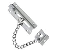 Serratura con catena di sicurezza per porte, Catena di sicurezza for porte in ferro argentato for in legno