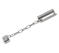 Serratura con catena di sicurezza per porte, Catenaccio e chiavistello for porta interna con pulsante a molla, un colore