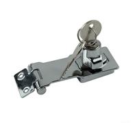 Serratura con chiave in metallo con fissaggi nascosti che forniscono una lunga durata per le tue esigenze di archiviazione (7,6 cm)