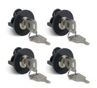 Serratura con chiave, serratura antifurto con serratura, in lega di zinco da 36 mm, per la sicurezza delle apparecchiature elettriche (4 pezzi)