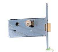 SERRATURA CON CILINDRO PER PROFILI SERRAMENTI METALLICI ISEO 712.70.2 70MM