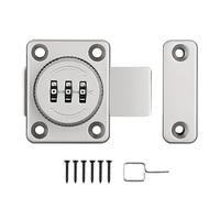 Serratura Con Combinazione Per Armadietto - Di Accesso A Senso Unico, Quadrante Codificato Regolabile, Struttura Compatta Antifurto, Struttura In Metallo Resistente | Ideale Per Armadietti, Ar