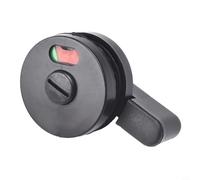 Serratura con indicatore visivo di occupazione per bagni pubblici che supporta l'identificazione rapida della disponibilità delle stanze